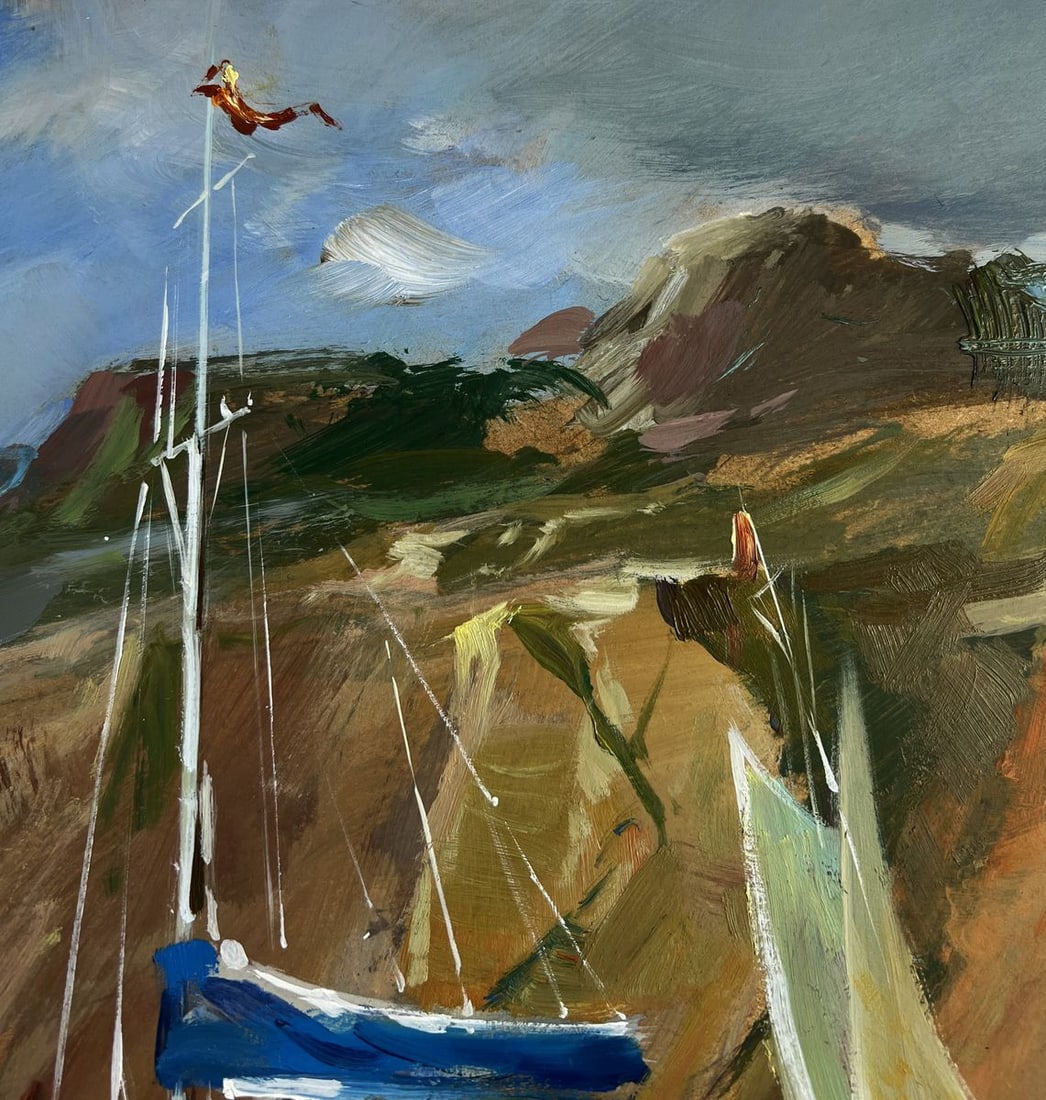 Oil painting Sailing away on a yacht Yuriy Suprunchuk - 8