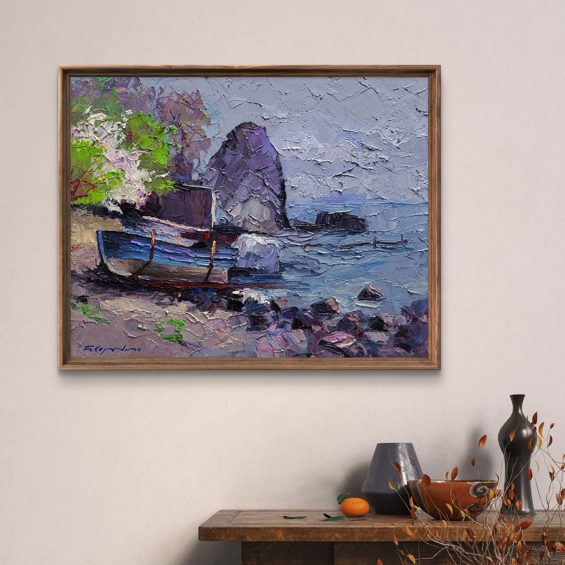 Оil painting Calm of a sea morning Boris Serdyuk - 3