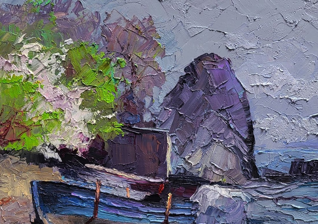 Оil painting Calm of a sea morning Boris Serdyuk - 4