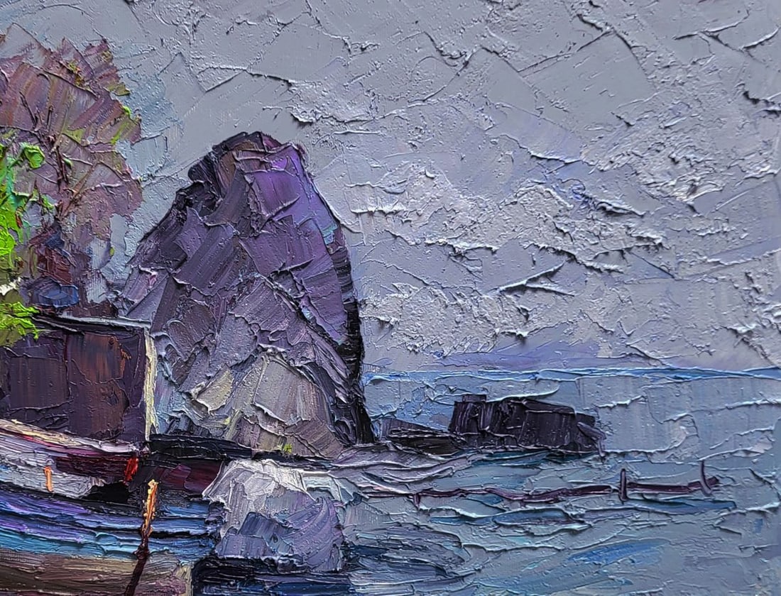 Оil painting Calm of a sea morning Boris Serdyuk - 5