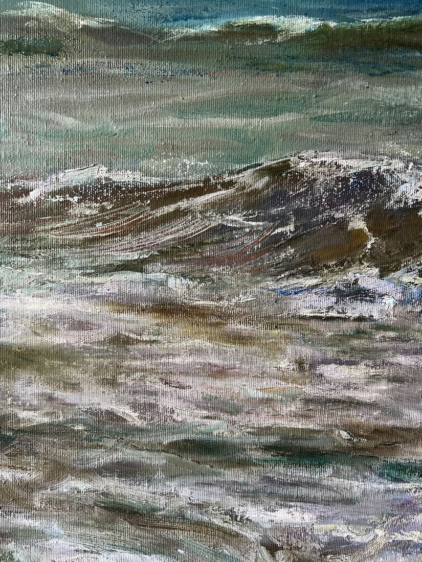 Oil painting A wave on the sea V. Mishurovsky - 3
