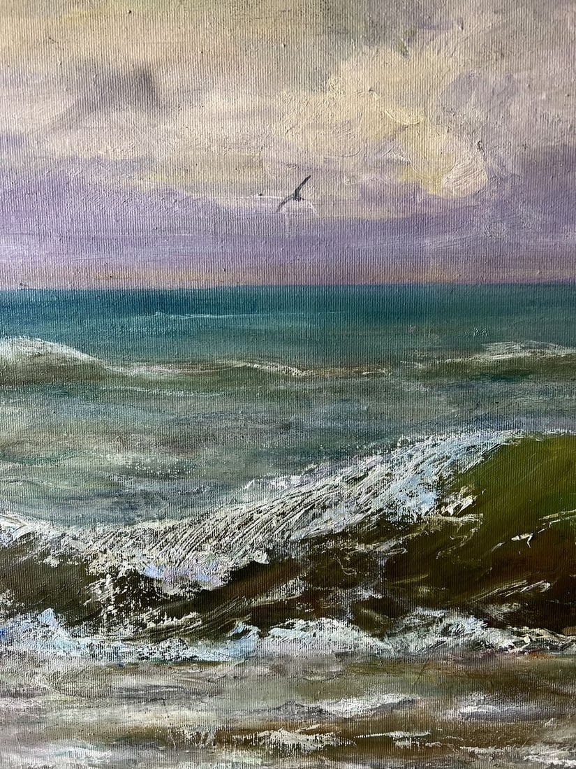 Oil painting A wave on the sea V. Mishurovsky - 5