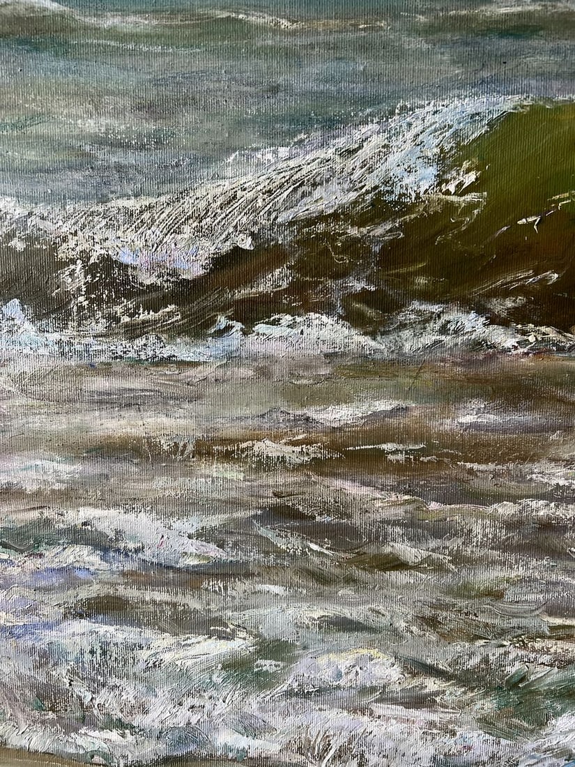 Oil painting A wave on the sea V. Mishurovsky - 6
