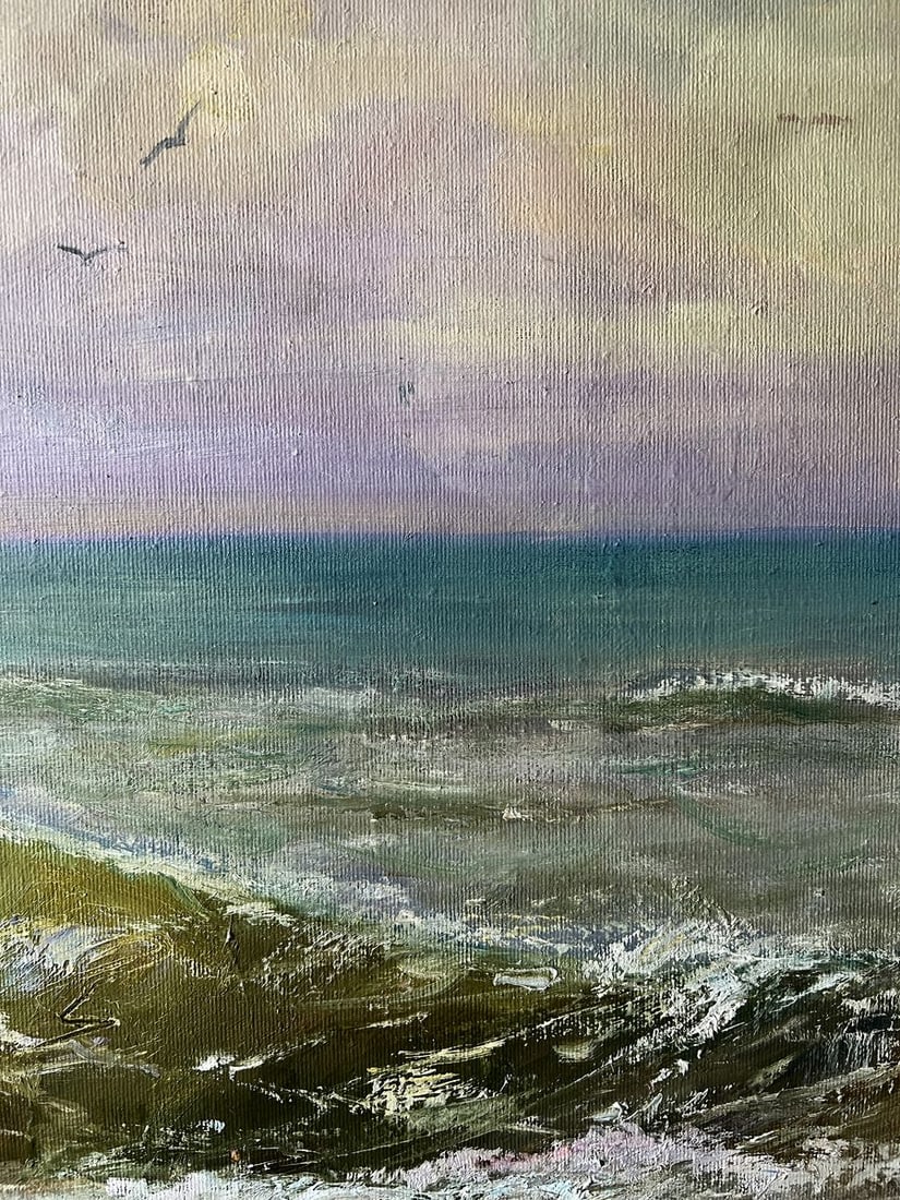 Oil painting A wave on the sea V. Mishurovsky - 8