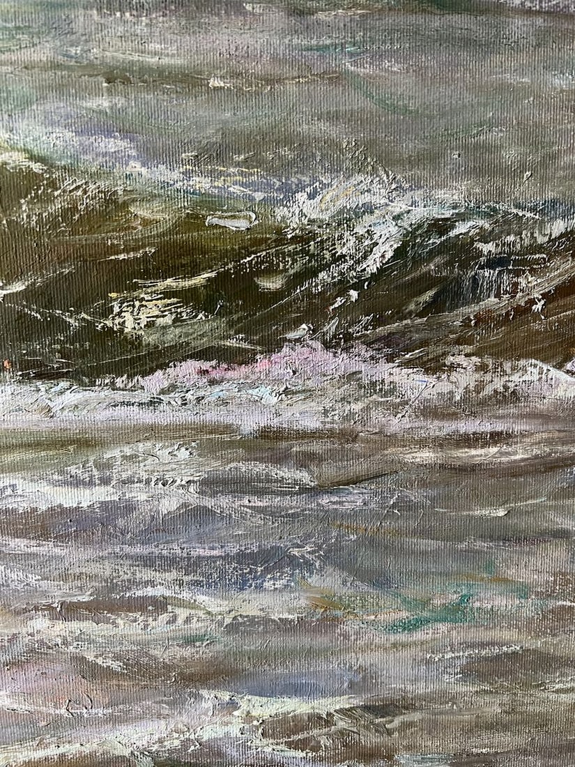 Oil painting A wave on the sea V. Mishurovsky - 9
