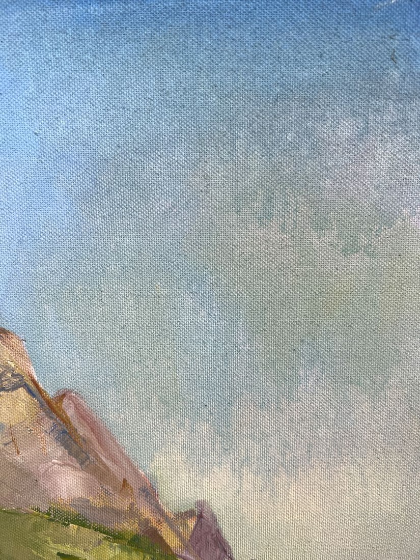 Oil painting View of the rocky coast V. Mishurovsky - 6