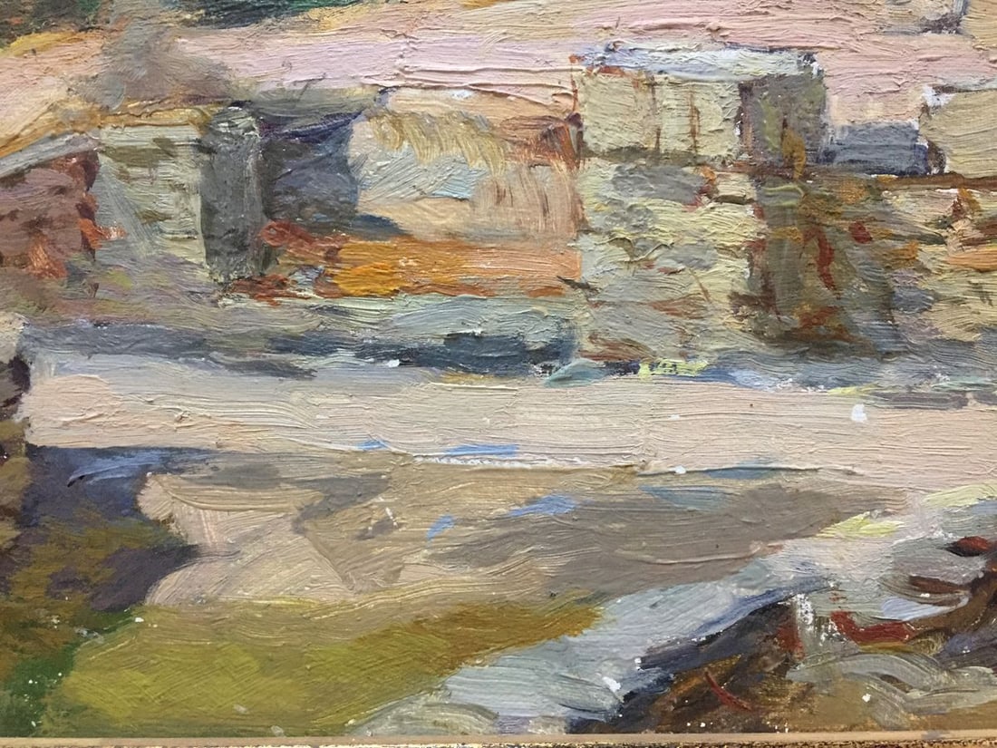 Oil painting Ruins of a building original picture painter - 5