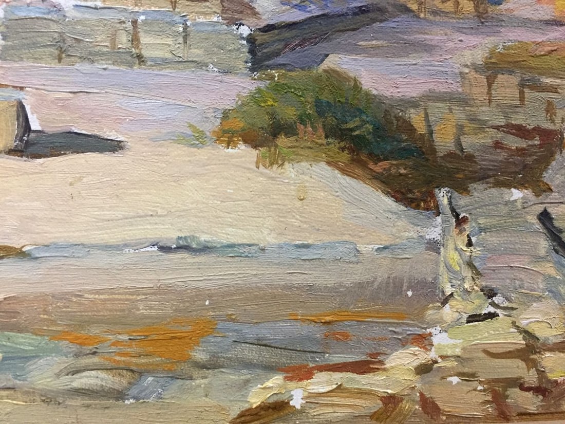 Oil painting Ruins of a building original picture painter - 6