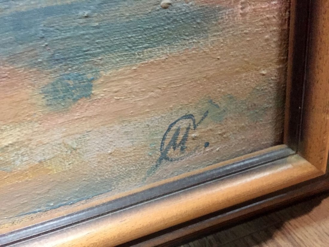 Oil painting Ships original picture painter - 8