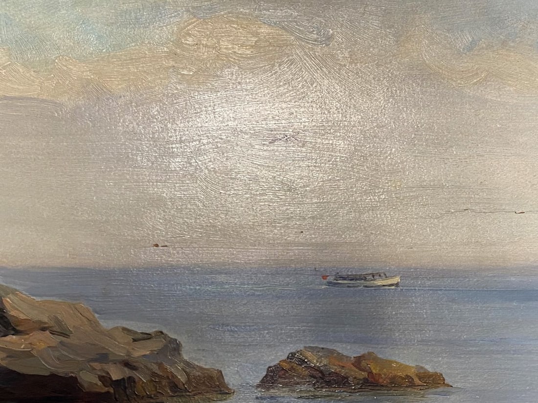 Oil painting Rocky coast Strelov Arkady Efimovich - 6
