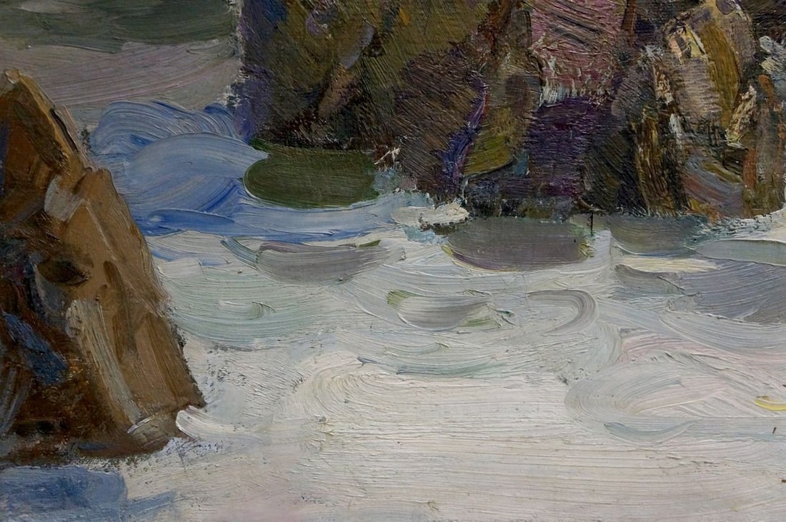Oil painting Near the sea Strelov Arkady Efimovich - 2