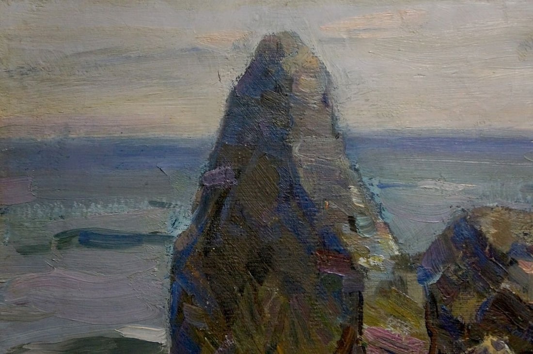 Oil painting Near the sea Strelov Arkady Efimovich - 3