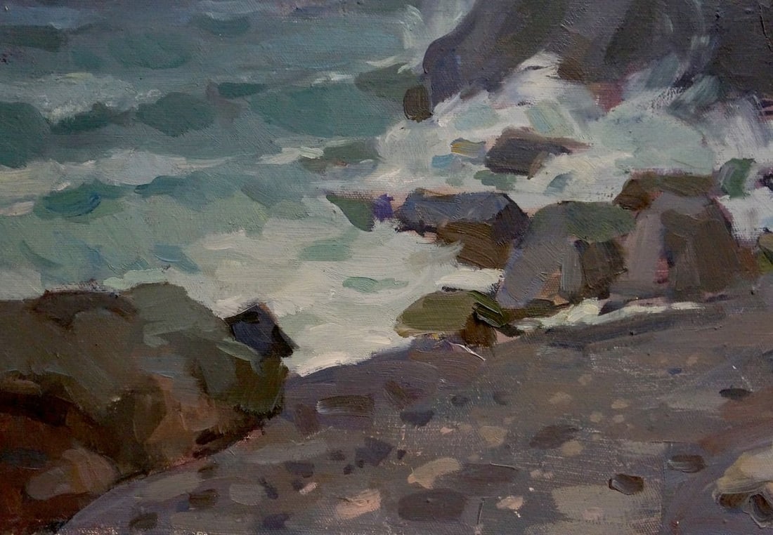 Oil painting Raging sea Puzyr'kov Viktor Grigor'yevich - 2