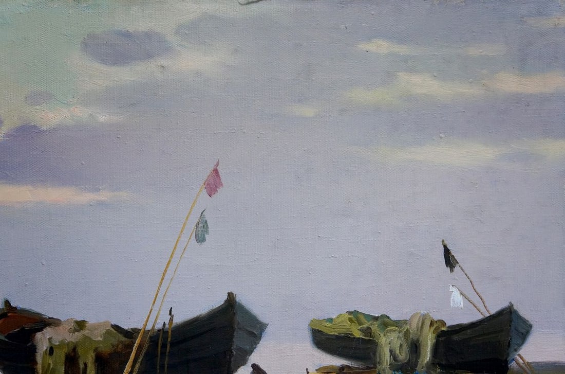 Oil painting Evening seaside Yarovoy Stepan Kalinovich - 4