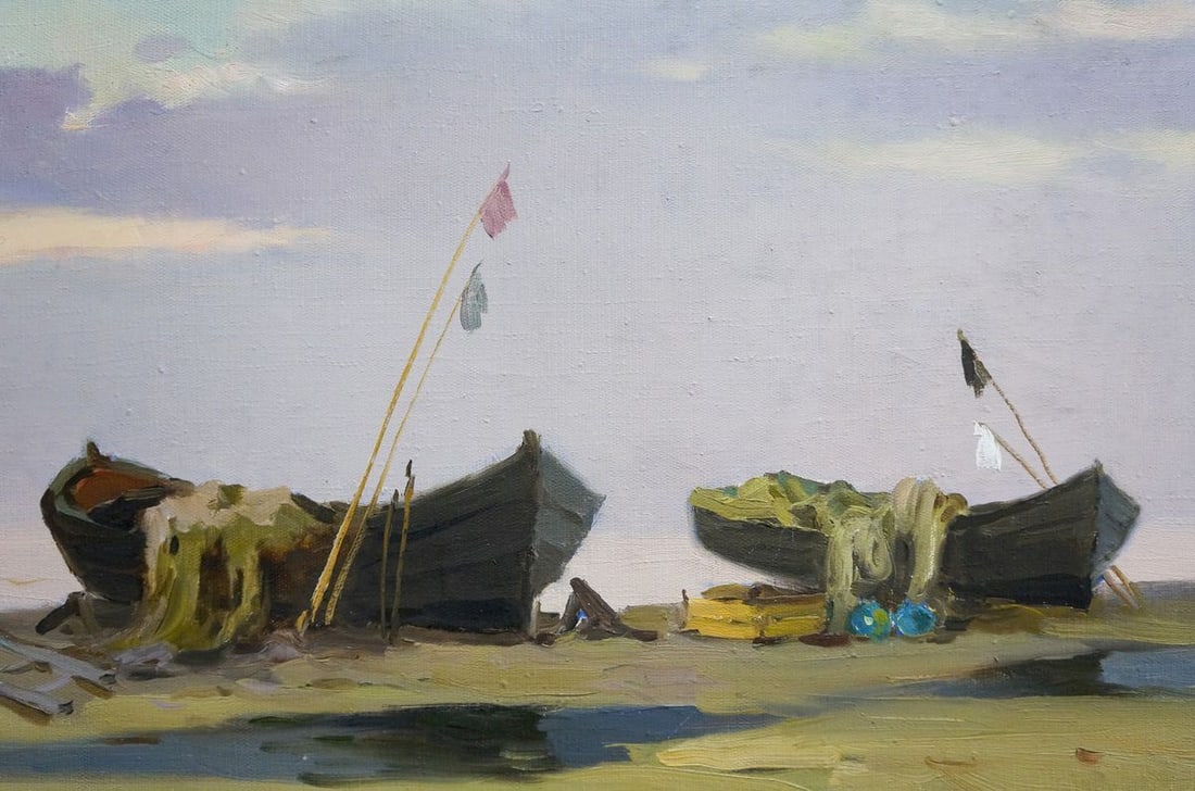 Oil painting Evening seaside Yarovoy Stepan Kalinovich - 5