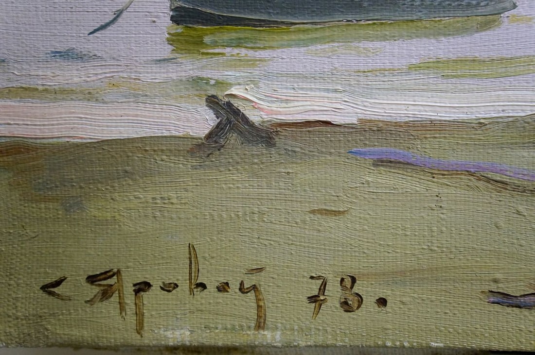 Oil painting Evening seaside Yarovoy Stepan Kalinovich - 6