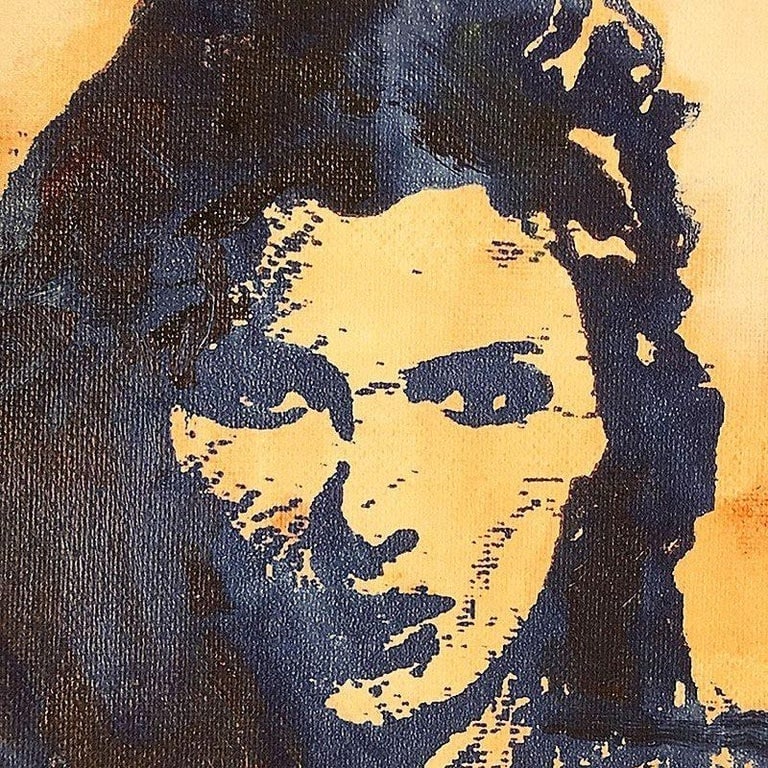 2000s Female Beach Portrait Pop-art Gicle Print on Canvas - 4