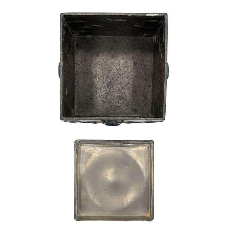 Rare Arts and Crafts #0194 Tudric Pewter Box by Archibald Knox for Liberty and Co - 10