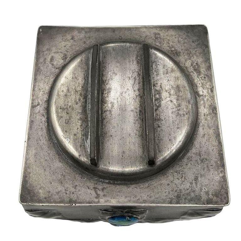 Rare Arts and Crafts #0194 Tudric Pewter Box by Archibald Knox for Liberty and Co - 4