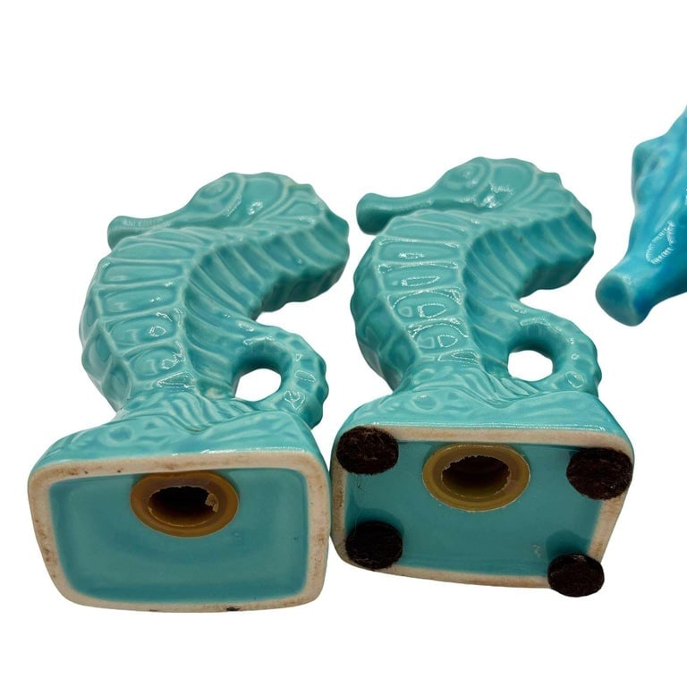 Modernist Ceramic Trader Vic's Hawaii Seahorse Tiki Mug, Salt and Pepper Set - 7