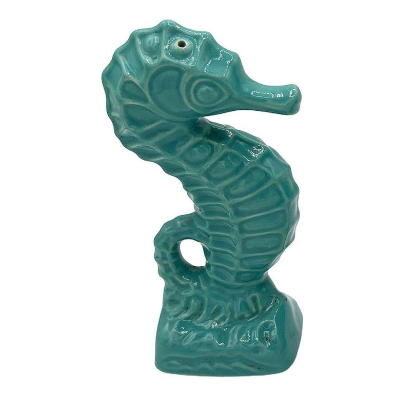 Modernist Ceramic Trader Vic's Hawaii Seahorse Tiki Mug, Salt and Pepper Set - 8