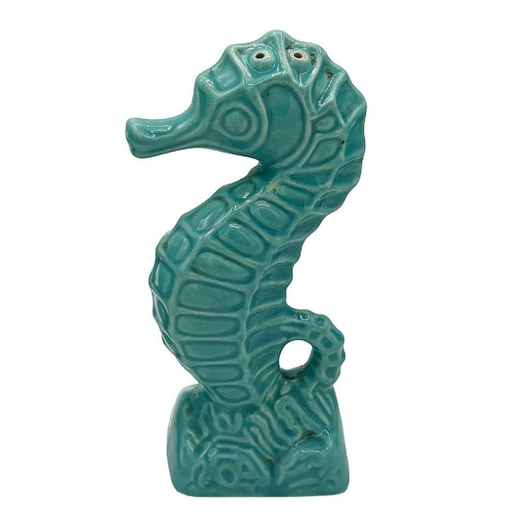 Modernist Ceramic Trader Vic's Hawaii Seahorse Tiki Mug, Salt and Pepper Set - 9