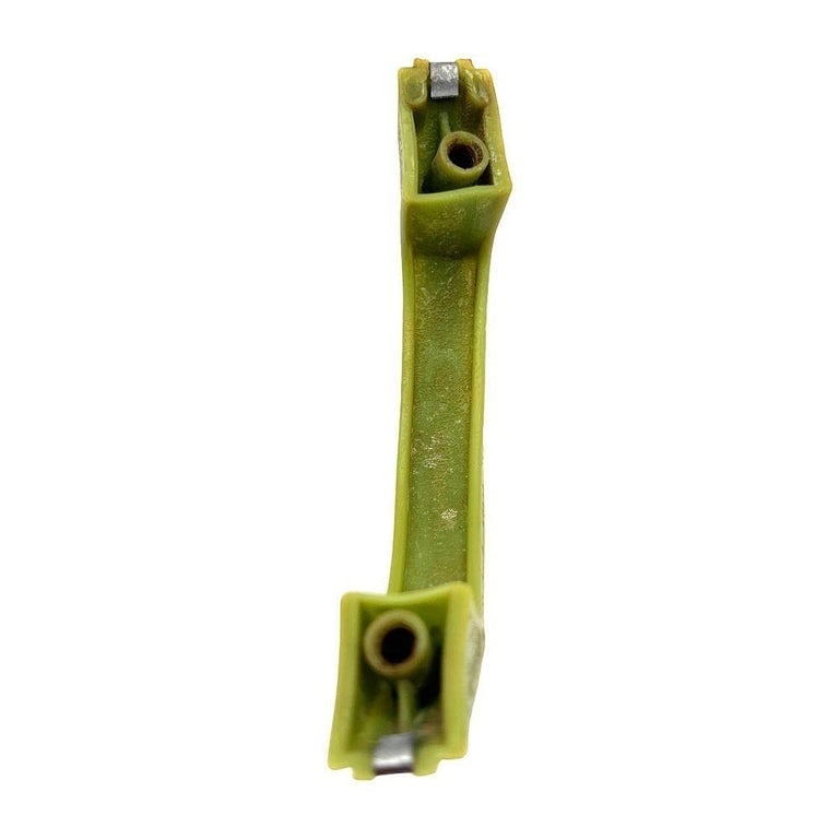 Art Deco Various Green Bakelite Drawer Pulls w/ Chrome Strip, Set of 5 - 4