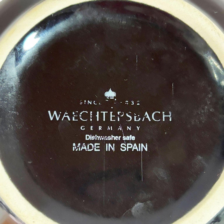 Neo Art Deco Black Bowl and Coffee Mug 26 Piece Serverware Set by Waechtersbach - 10