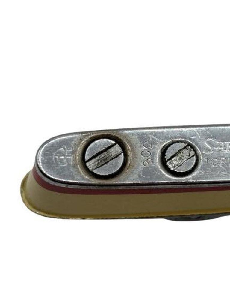 Mid-Century Novelty Sarome Japan Cruise Ship Enameled Lighter, Yellow and Red - 6