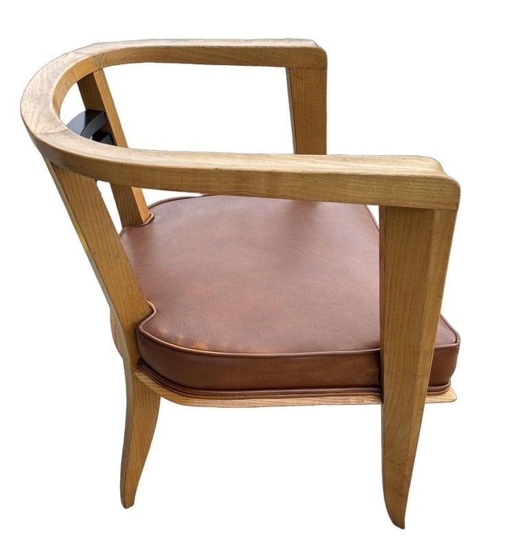 Early Art Deco Modern White Oak Armchair in the style Josef Hoffmann - 2