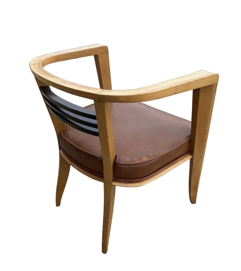 Early Art Deco Modern White Oak Armchair in the style Josef Hoffmann - 3