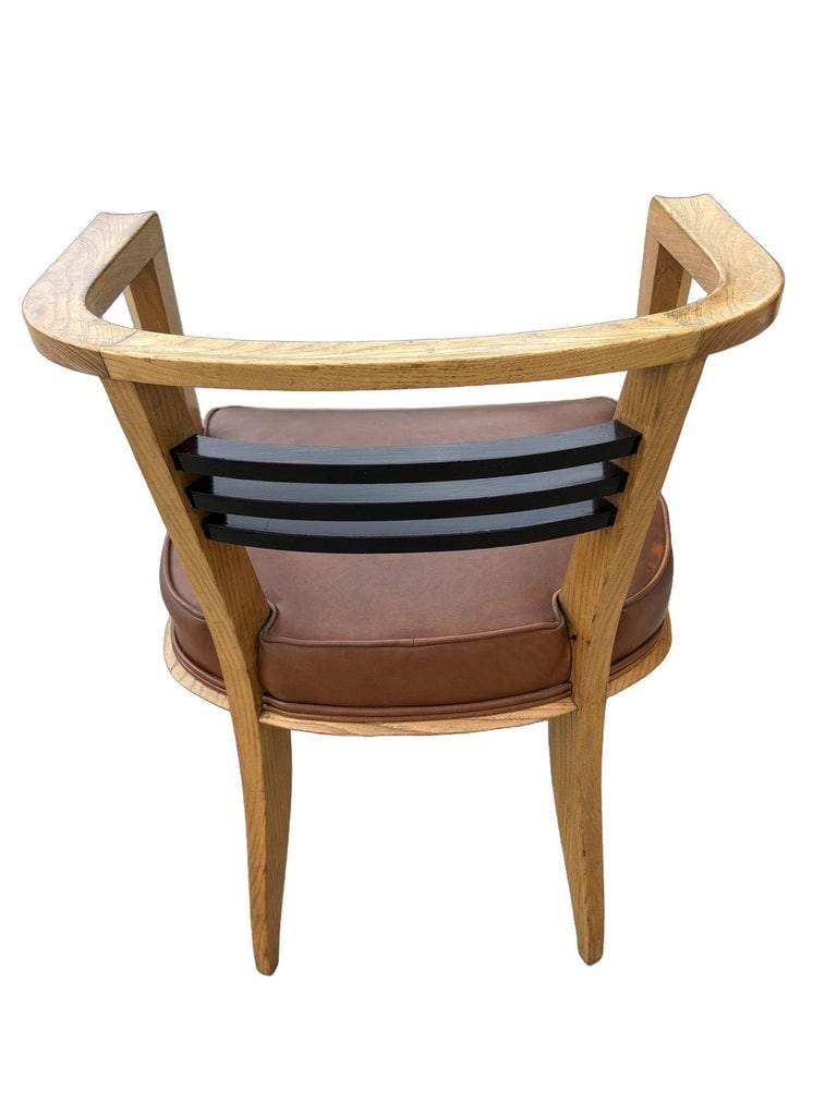 Early Art Deco Modern White Oak Armchair in the style Josef Hoffmann - 5