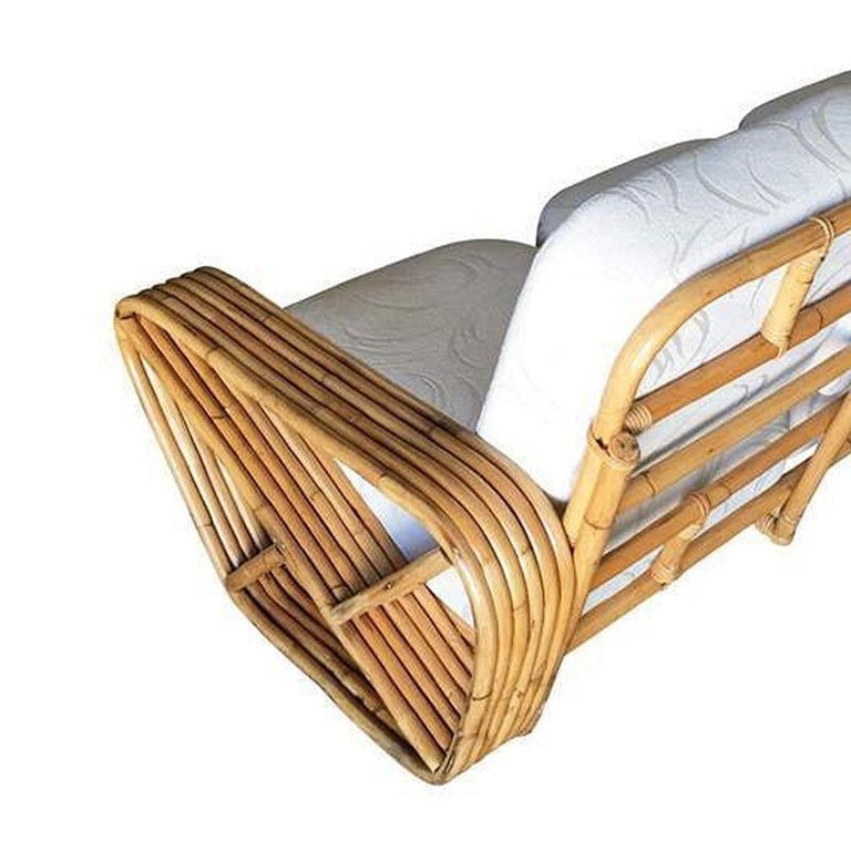 Restored Art Deco Six-Strand Square Pretzel Six-Seat Sectional Sofa - 5
