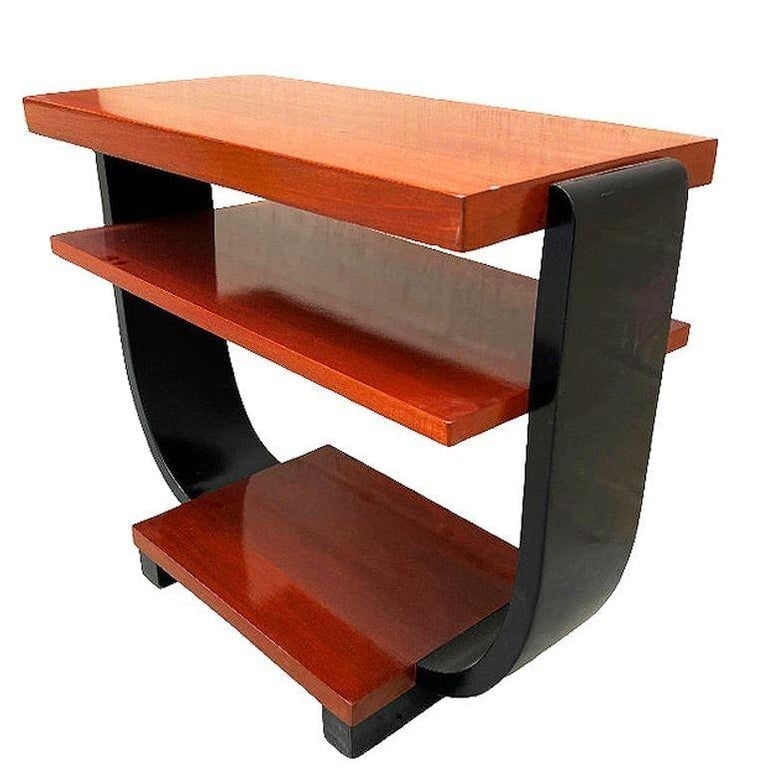 Two-Tone Art Deco Side and Coffee Tables Pair by Gilbert Rohde for Brown Saltman - 10