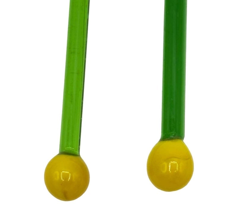 21 Piece Mid-Century Tropical Hula Girl and Flamingo Cocktail Swizzle Sticks - 10