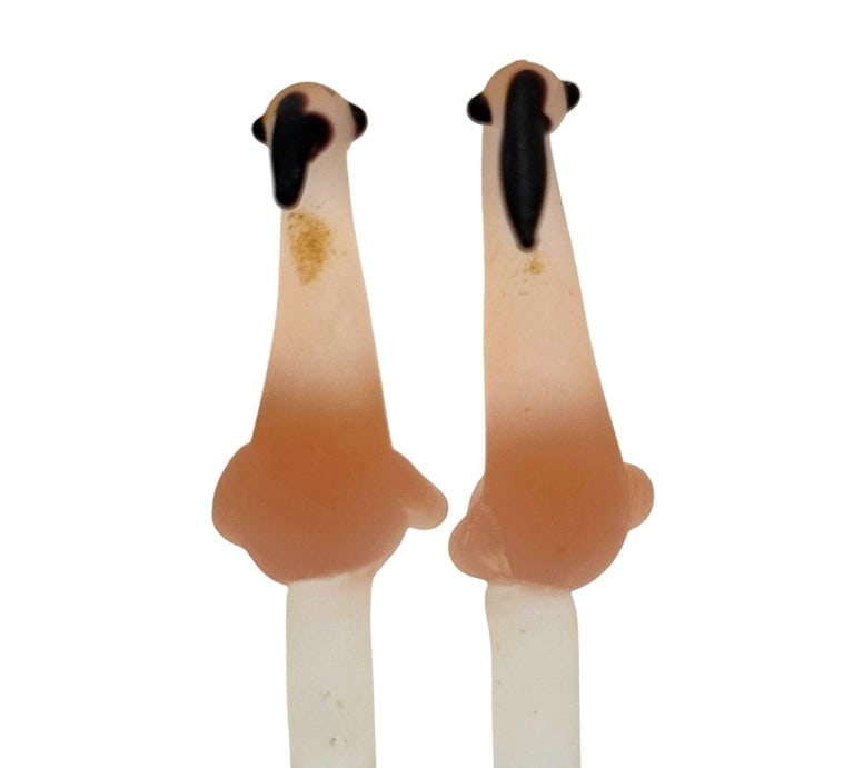 21 Piece Mid-Century Tropical Hula Girl and Flamingo Cocktail Swizzle Sticks - 13