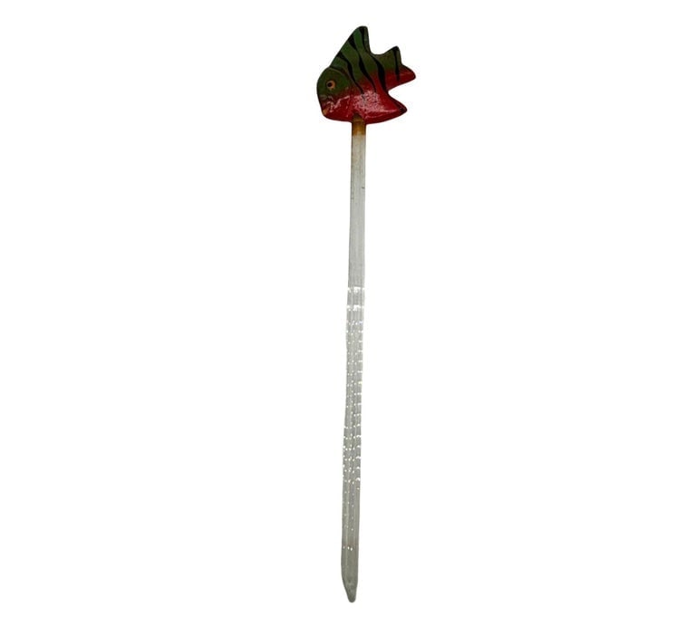 21 Piece Mid-Century Tropical Hula Girl and Flamingo Cocktail Swizzle Sticks - 18