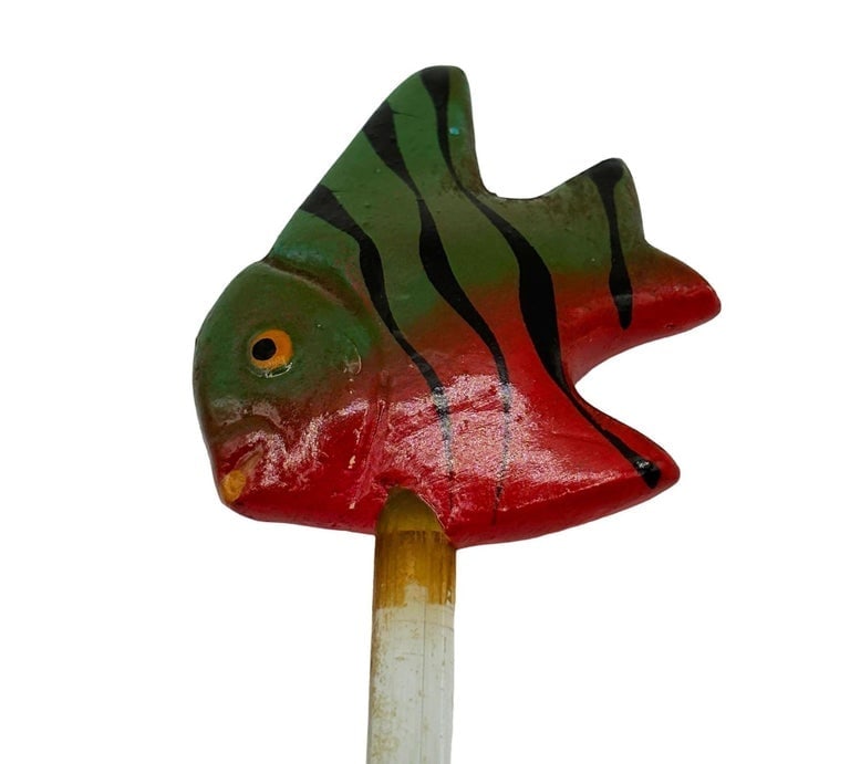 21 Piece Mid-Century Tropical Hula Girl and Flamingo Cocktail Swizzle Sticks - 19