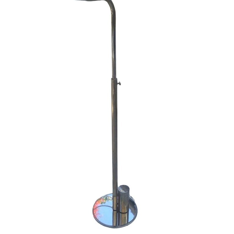 Mid-century Chrome "Ball Line" Lamp by Charles Hollis Jones, 1965, Pair - 5