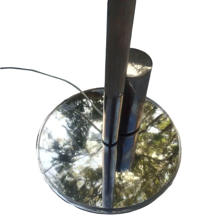 Mid-century Chrome "Ball Line" Lamp by Charles Hollis Jones, 1965, Pair - 6