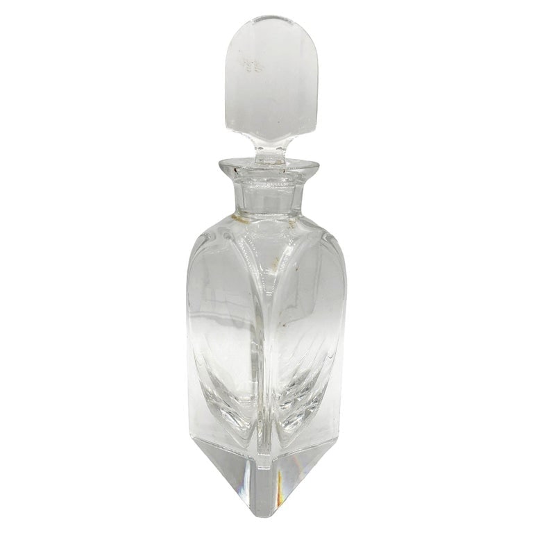 Early Mid-Century Decorative Italian Crystal Whisky Liquor Decanter, 1940 - 3