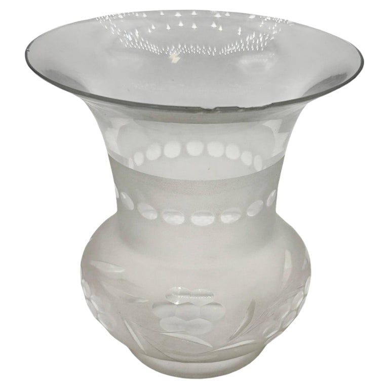 Victorian Two-Tone Frosted Wheel Cut Glass Oil Lamp Fluted Hurricane Shade: This vintage western-style two-tone white and clear frosted glass oil lamp Hurricane Shade has a smooth, curved design with a softly diffused finish. It tapers toward the fitter opening, making it ide