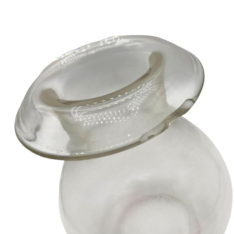Victorian Clear Glass Oil Lamp Fluted Hurricane Shade - 6