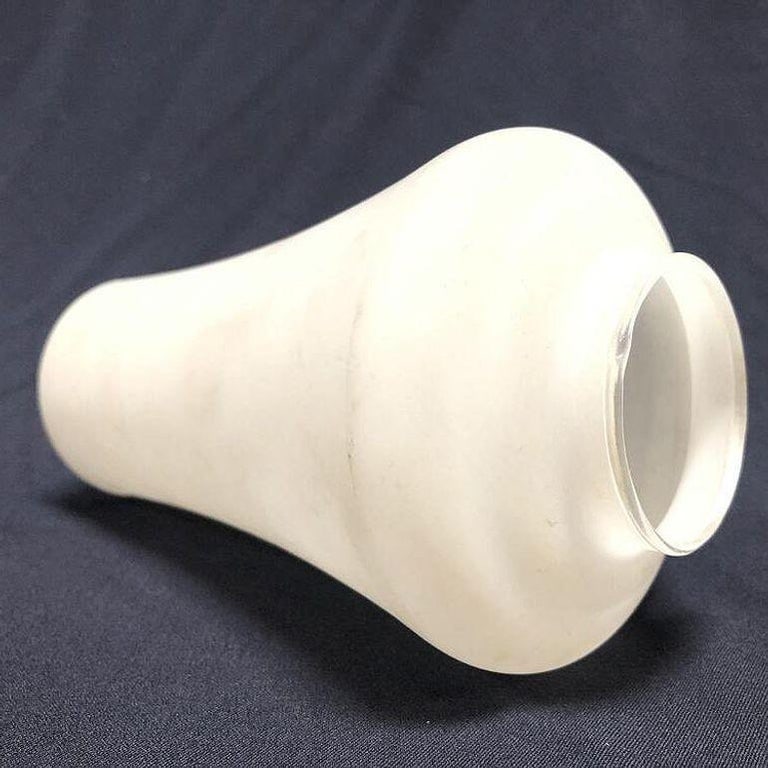 Western Style Frosted Glass Oil Lamp Hurricane Shade - 10