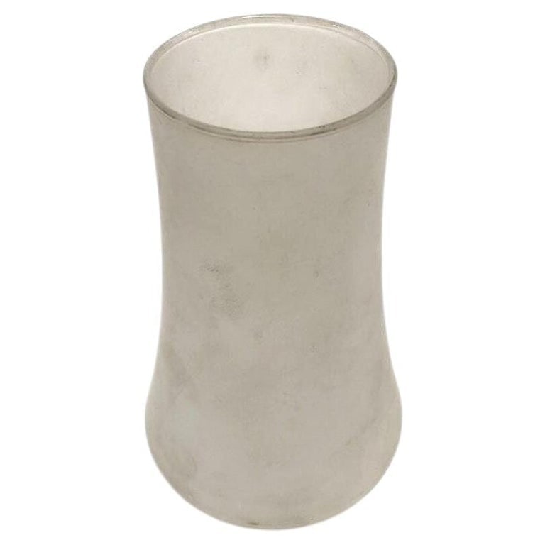 Western Style Frosted Glass Oil Lamp Hurricane Shade: This vintage western-style white frosted glass oil lamp Hurricane Shade has a smooth, curved design with a softly diffused finish. It tapers toward the fitter opening, making it ideal for restoring or