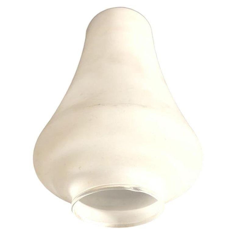 Western Style Frosted Glass Oil Lamp Hurricane Shade - 6