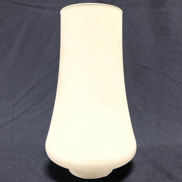 Western Style Frosted Glass Oil Lamp Hurricane Shade - 8