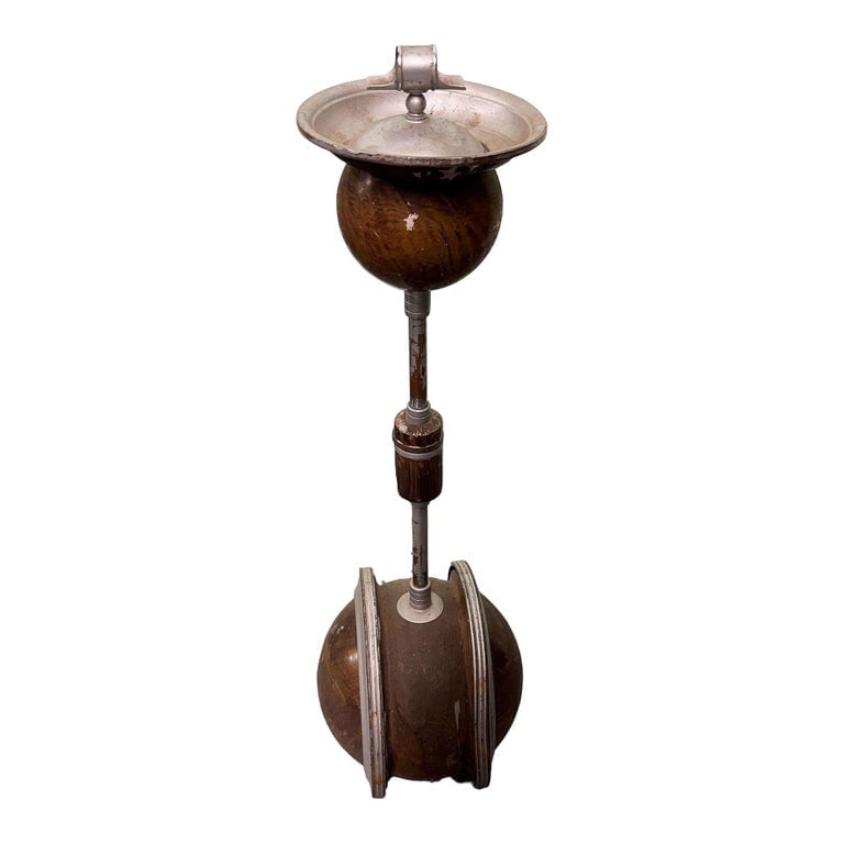 Art Deco Self leveling "Rollodor" Rolling Ashtray Stand by Belmet Products - 4