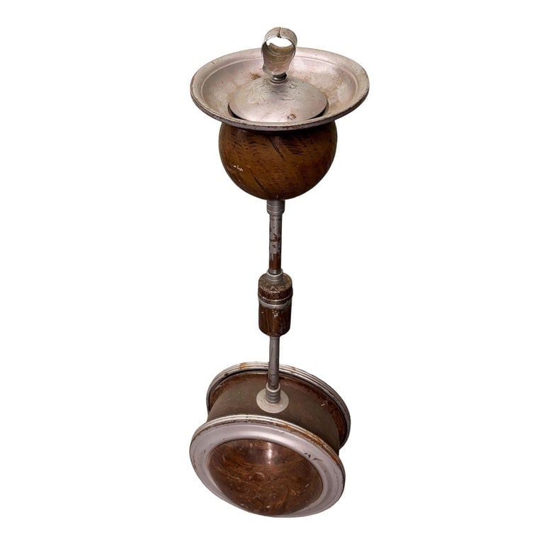 Art Deco Self leveling "Rollodor" Rolling Ashtray Stand by Belmet Products - 6