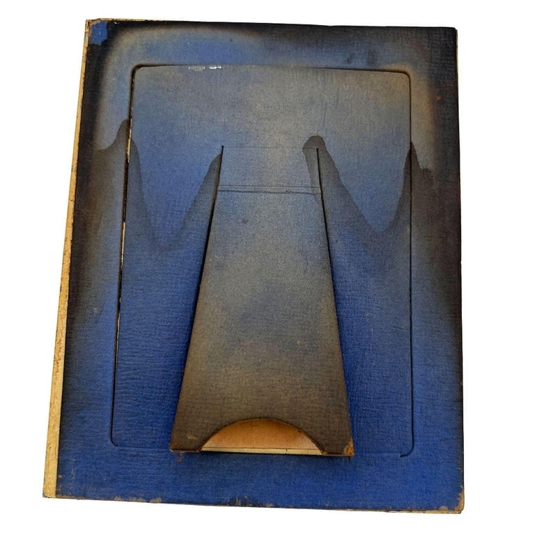 Art Deco Gold Painted Mirrored Picture Frame 4x5 Picture Frame - 6